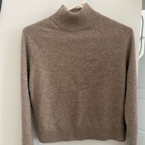 Abercrombie Cashmere Wedge Mockneck Sweater
